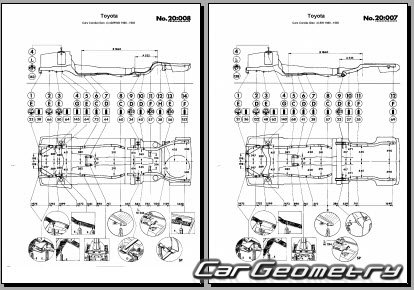 Toyota Corolla (E70) 1980-1983 Body dimensions Toyota Corolla (E70) 1980-1983 Body dimensions