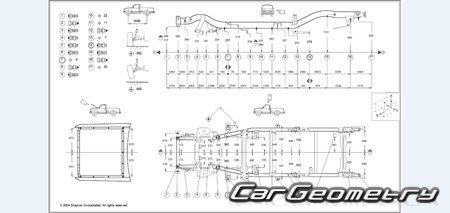 Toyota Truck & Pickup 1989�1995 Body dimensions