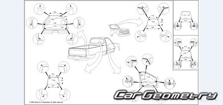 Toyota Truck & Pickup 1989�1995 Body dimensions