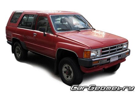 �������� ������� ������ ������� & ����, ������� ������ Toyota 4Runner & Truck 1986�1989