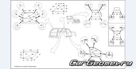 Toyota 4Runner (N120 N130) 1990�1995 Body dimensions
