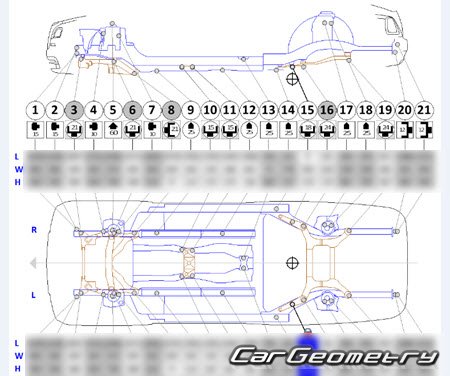 Rolls Royce Wraith (RR05) 2013-2025 Body dimensions