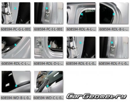 Acura ILX (DE) 2016-2020 Body dimensions