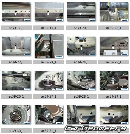 ������� ������ Acura RDX 2012-2018 Body Repair Manual