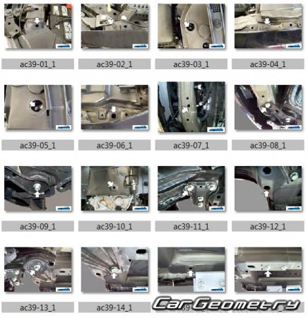 ������� ������ Acura RDX 2012-2018 Body Repair Manual