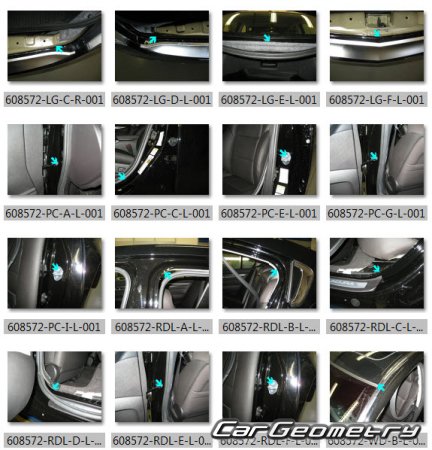 ����������� ������� ������ Acura TL 2009�2013 Body Repair Manual