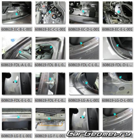 ������� ������ Acura TLX 2021-2026 Body Repair Manual