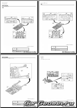 ������� ������ Nissan Kicks (P16) 2024-2028 Body Repair Manual