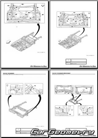 ������� ������ Nissan Kicks (P16) 2024-2028 Body Repair Manual