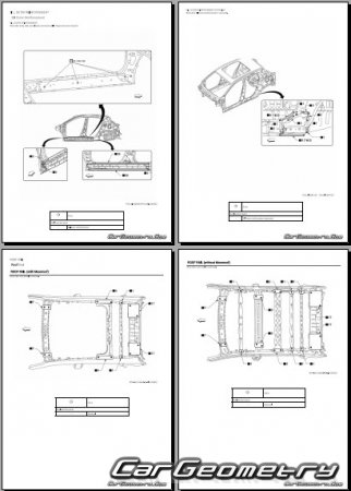 ������� ������ Nissan Kicks (P16) 2024-2028 Body Repair Manual
