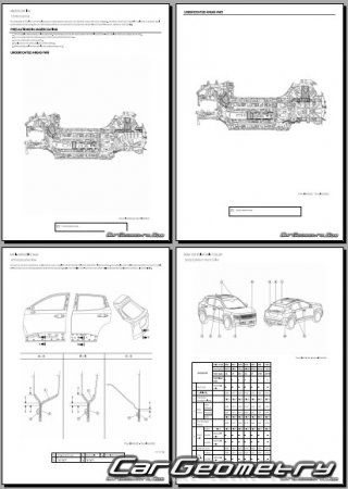 ������� ������ Nissan Kicks (P16) 2024-2028 Body Repair Manual