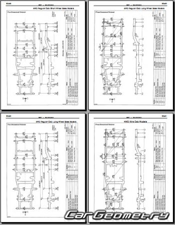 Toyota Truck & Pickup 1989�1995 Body dimensions