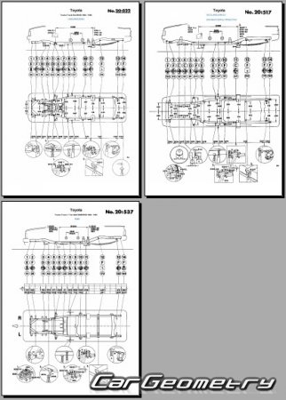 Toyota Truck & Pickup 1989�1995 Body dimensions