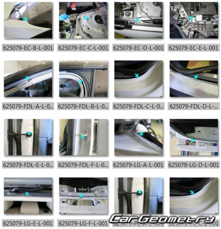 �������� ������� Zeekr X 2023-2028 Body dimensions