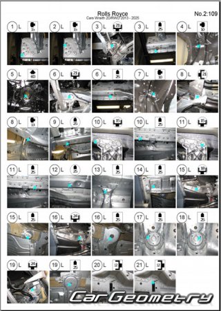 Rolls Royce Wraith (RR05) 2013-2025 Body dimensions