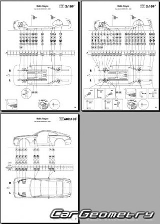 Rolls Royce Wraith (RR05) 2013-2025 Body dimensions