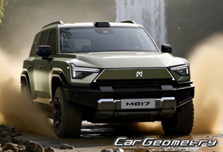 �������� ������� Dongfeng MHERO 2 2025-, ������� ������ Dongfeng M-Hero 817 2025-
