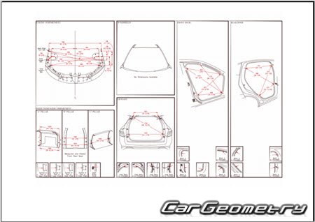 ������� ������ Nissan Leaf (ZE2) 2025-2032 Body Repair Manual