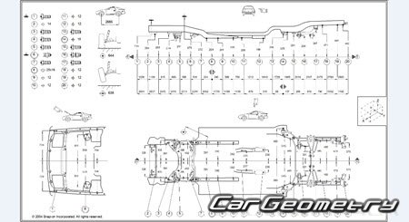�������� ������� BMW 8 Series (E31) 1990-1999 Body dimensions