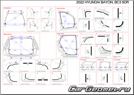 Hyundai Bayon (BC3 CUV) 2021-2027 Body Repair Manual