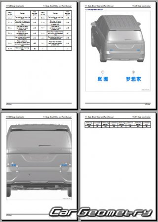 Voyah Dream EV 2023-2027 Body Repair Manual