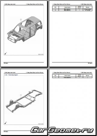 ������� ������ Dongfeng MHERO 2 (M-Hero 817) � 2025 Body Repair Manual