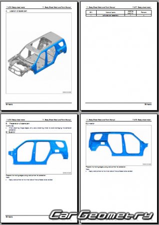 ������� ������ Dongfeng MHERO 2 (M-Hero 817) � 2025 Body Repair Manual