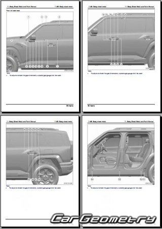 ������� ������ Dongfeng MHERO 2 (M-Hero 817) � 2025 Body Repair Manual