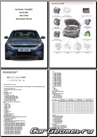 �������� ������� Kia Cerato Forte (BD) 2021-2026 (Kia Forte USA � Kia K3 Euro)
