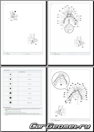 Toyota Corolla Altis 2014-2019 (����) Collision Repair Manual