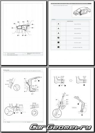 Toyota Corolla Altis 2014-2019 (����) Collision Repair Manual