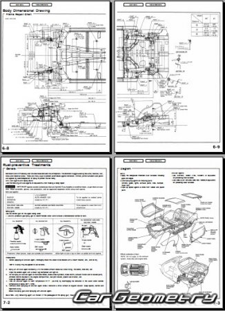 Honda Civic Del Sol (EH6 EG2) 1993-1997 Body Repair Manual