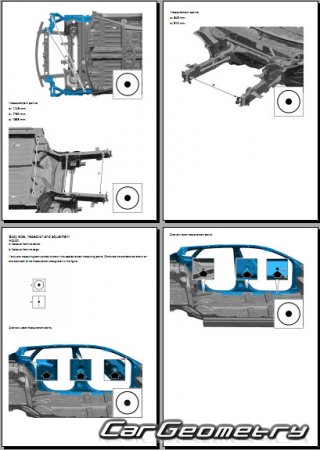������� ������ Zeekr 001 2021-2028 Body Repair Manual