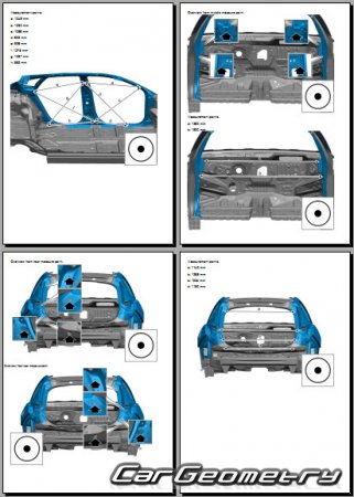 ������� ������ Zeekr 001 2021-2028 Body Repair Manual