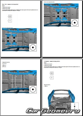 ������� ������ Zeekr 001 2021-2028 Body Repair Manual