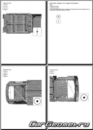 ������� ������ Zeekr 001 2021-2028 Body Repair Manual