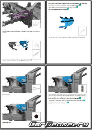 ������� ������ Zeekr 001 2021-2028 Body Repair Manual
