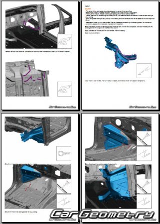 �������� ������� Zeekr X 2023-2028 Body Repair Manual