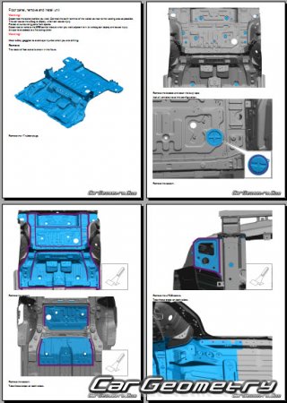�������� ������� Zeekr X 2023-2028 Body Repair Manual