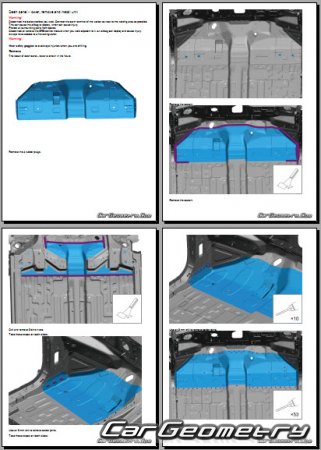 �������� ������� Zeekr X 2023-2028 Body Repair Manual