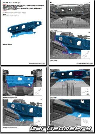 �������� ������� Zeekr X 2023-2028 Body Repair Manual