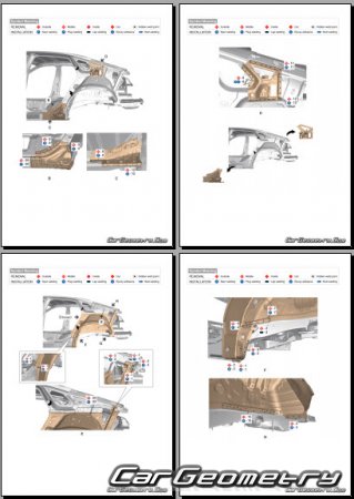 ����������� ������� ������ Kia K8 (GL3) 2021-2026 Body Repair Manual