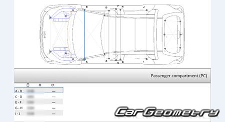 Размеры кузова Kia EV4 Hatchback (SZ1e) с 2026 Body Repair Manual Размеры кузова Kia EV4 Hatchback (SZ1e) с 2026 Body Repair Manual