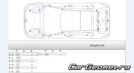 Размеры кузова Kia EV4 Hatchback (SZ1e) с 2026 Body Repair Manual Размеры кузова Kia EV4 Hatchback (SZ1e) с 2026 Body Repair Manual