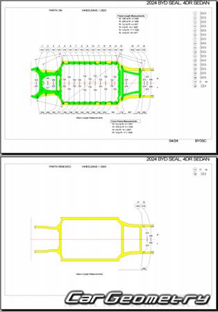 BYD Seal EV (RHD) 2022-2026 Body dimensions BYD Seal EV (RHD) 2022-2026 Body dimensions
