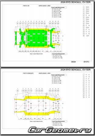 BYD Seagull EV 2023-2027 Body Repair Manual
