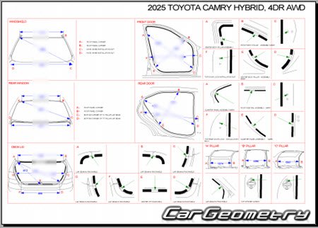 �������� ������� Toyota Camry Hybrid 2025-2031 Collision Repair Manual
