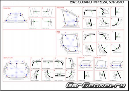 �������� ������� Subaru Impreza (GU) 2023-2028 BodyShop Manual