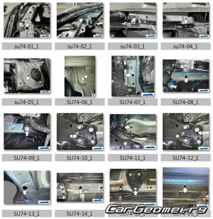 �������� ������� Subaru Impreza (GU) 2023-2028 BodyShop Manual