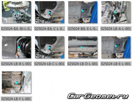 ������� ������ Chery Jetour Dashing 2022-2028 Body dimensions